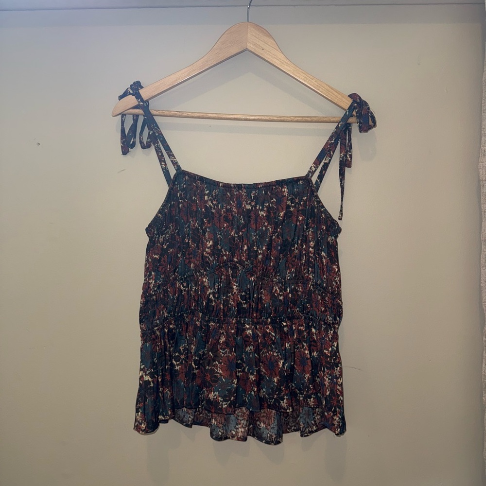 Rachel Zoe Ruched Satin Cami
